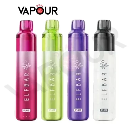 Elf Bar Plus 12 Prefilled Pod Kit - Grape - Vapourdeal Co