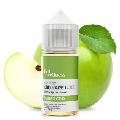 Erth Wellness | CBD Vape Juice 500mg – 1000mg - Strength#500mg>1000mg~Flavor#Wintermint>Blue Raspberry>Watermelon>Green Apple>Grape Candy (B83A4E)