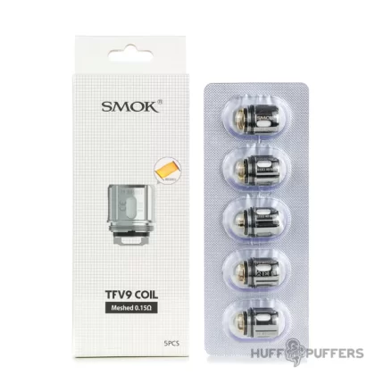 Smok TFV9 Replacement Coils - 0.15 ohm Mesh [40 - 90W]