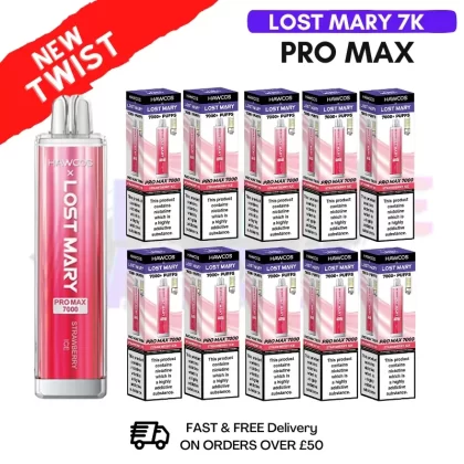 Strawberry ICE Lost Mary Pro Max 7K Box Of 10