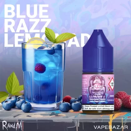 RandM Tornado Liquid – Blue Razz Lemonade - demineralisiertes Wasser, Propylenglykol; 10mg/ml, 20mg/ml