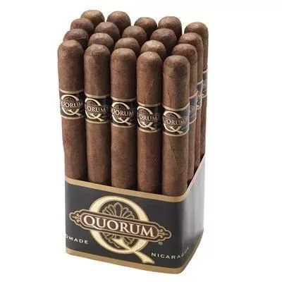 Quorum Shade - Product#Churchill (7.0" x 48)>Corona (5.5" x 43)>Double Gordo (6.0" x 60)>Robusto (4.7" x 50)>Toro (6.0" x 50)~Packaging#Bundle of 20