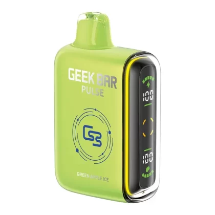 Geek Bar Pulse Disposable Vape Device – Green Apple Ice - Nicotine Strength#20mg/ml