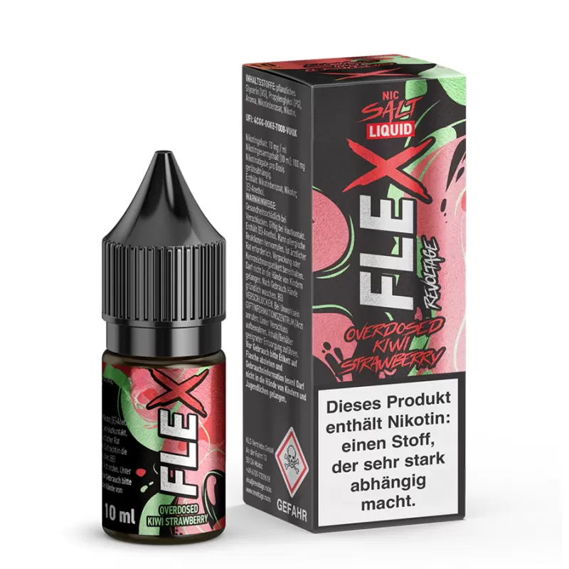 Revoltage Flex – Overdosed Kiwi Strawberry - 10mg/ml, 20mg/ml - Image 3