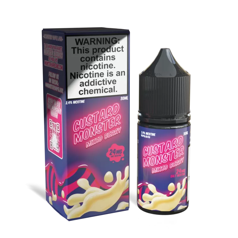 Custard Monster Mixed Berry Vape Juice - Image 2