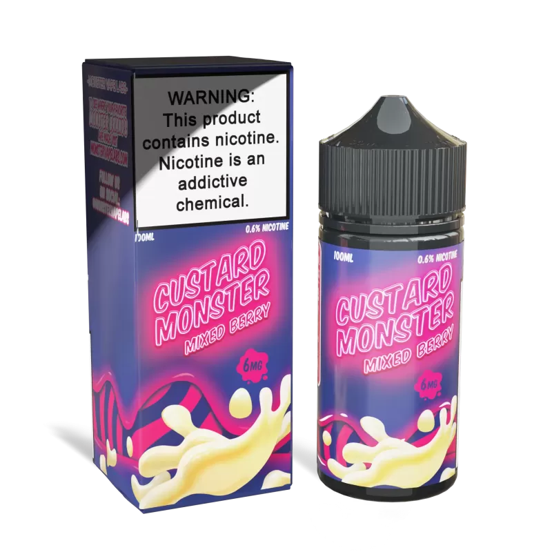 Custard Monster Mixed Berry Vape Juice - Image 3