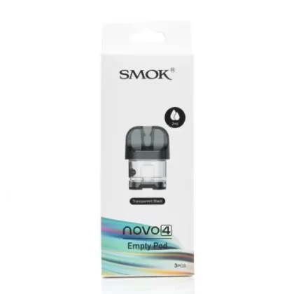 SMOK NOVO 4 EMPTY POD 2ml ( 3pcs/pack ) - 1 PCS, Pack Of 3