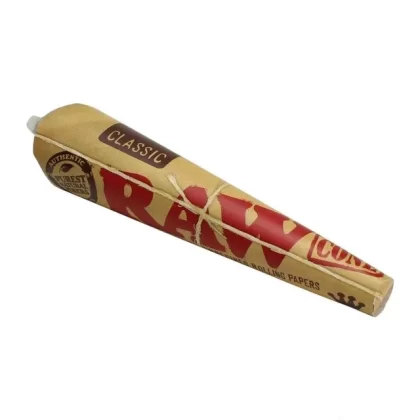 Raw Classic King Size Pre-Rolled Cones (3-Pack)