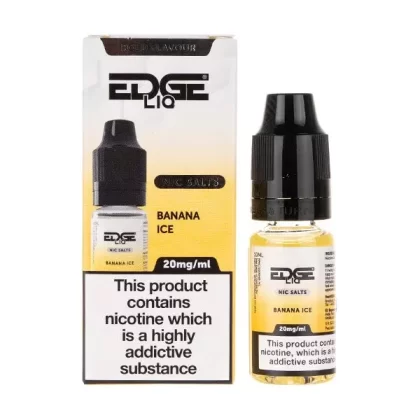 Banana Ice Nic Salt E-Liquid By EDGE Liq - Vape Product, Vape Product