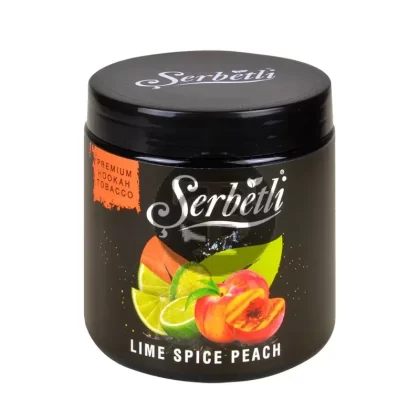 Serbetli Premium Hookah Tobacco 250g Lime Spice Peach - Vape Store
