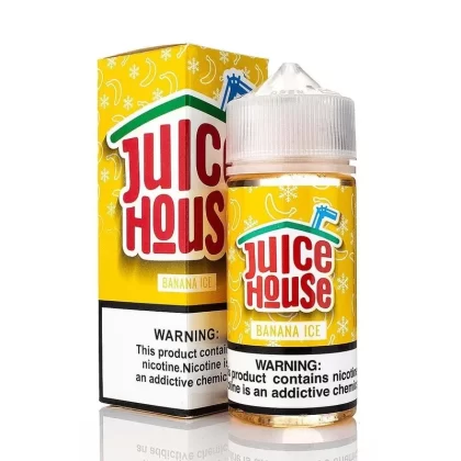 Banana Ice by Juice House 100ml - Vape Product, Vape Product (227B58)