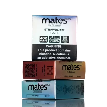 7 Daze Clickmate Mates Max Recharge 2% Nic - Rainbow Berries