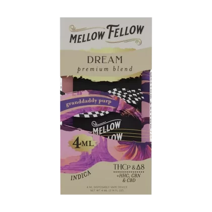 Mellow Fellow Dream Blend 4ML Disposable Vape Granddaddy Purp