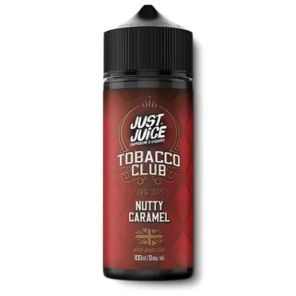 Nutty Caramel Tobacco 100ml Shortfill by Just Juice - 0 mg/ml