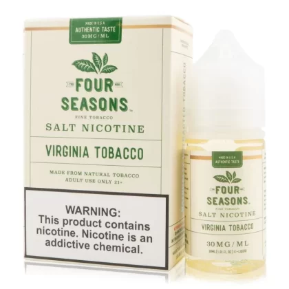 Four Seasons Salts Virginia Tobacco - Nic Level#50mg>30mg (8C3B9F)