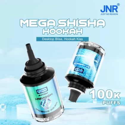 JNR MEGA SHISHA HOOKAH 100000 – 100K Puffs 2200mAh Customizable Airflow Disposable Vape - Flamevape