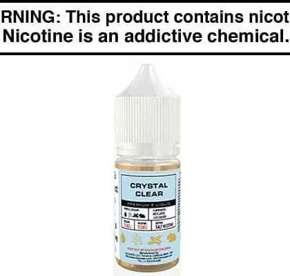 CRYSTAL CLEAR BY GLAS BASIX NIC SALTS 30ML - Vapejuice
