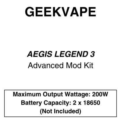 Lost Vape Grus 100W Mod - Vape Product, Vape Product