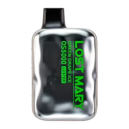 Green Grape Ice Lost Mary OS5000 Luster - Nicotine#50mg~Size#Single>10 Pack