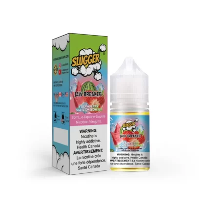 Slugger Jaw Breaker Series Strawberry Watermelon Ice – 30ml Nic Salt - Vapebazaar Pk