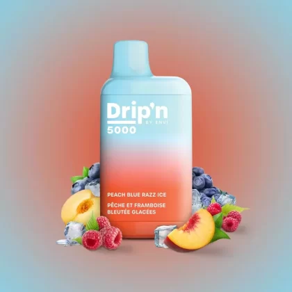 DRIP’N 5000 – PEACH BLUE RAZZ ICE