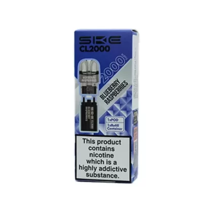 SKE CL2000 Prefilled Pods Blueberry Raspberries - Strength#20mg