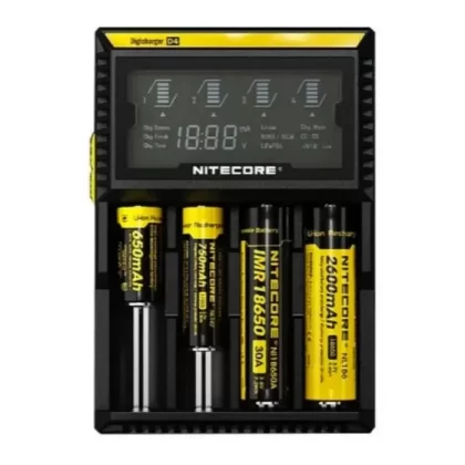 Nitecore D4 Digicharger Battery Charger - Single Pack