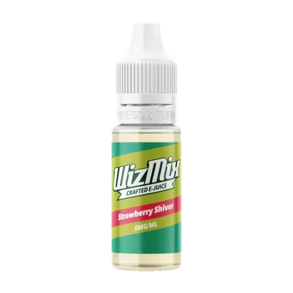 Wizmix Strawberry Shiver - 10ml - 18mg - Vape Product (B9CFD2)