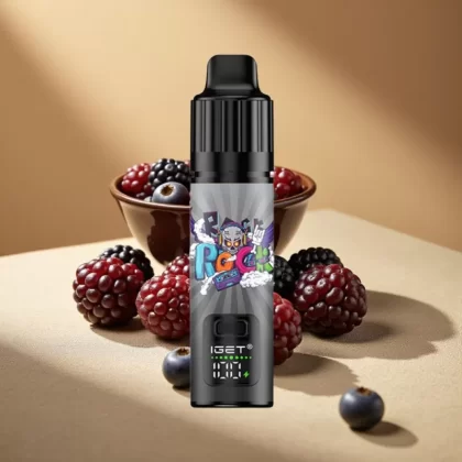 IGET BAR PLUS S3 POD 10000 Puffs 18ml 5% Nicotine Disposable Vape Blackberry Ice