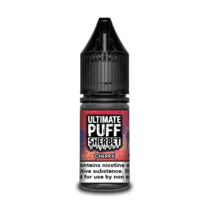 Ultimate Puff Sherbet Cherry 10ml Vape Juice - 10 Pack - Strength