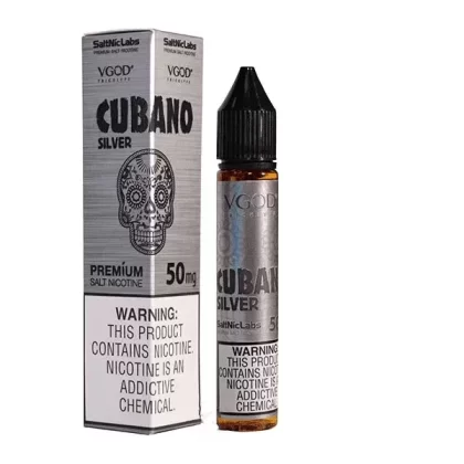 VGOD SaltNic Labs E‑Liquid 50mg – Cubano Silver