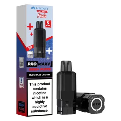 Hayati Pro Max Plus 6000 Prefilled Pod 5mg Blue Razz Cherry - 5mg
