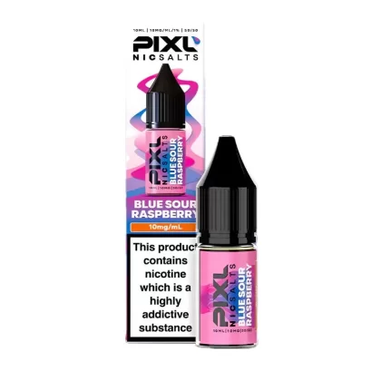 Pixl Blue Sour Raspberry Nic Salt E-Liquid - 10 Pack