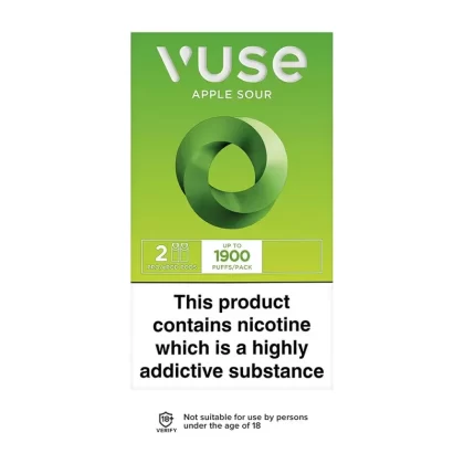 Vuse Pro Apple Sour Pods (2 Pack) - Strength#12mg>18mg