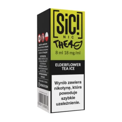 Liquid SIC! NIC 8ml 18mg Elderflower Tea Ice – Thea