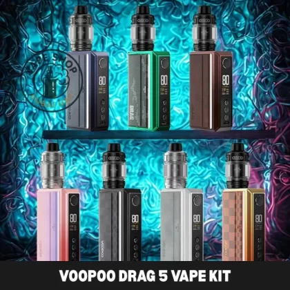 VOOPOO Drag 5 Vape Kit 177W In UAE - Black, Blue (9CDD91)