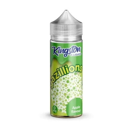KINGSTON GAZILLIONS APPLE 100ML SHORTFILL E-LIQUID