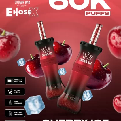Al Fakher Vape CrownBar 60000 - Cherry Ice