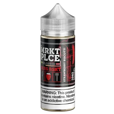 Strawberry Biscotti By MRKT PLCE Series E-Liquid