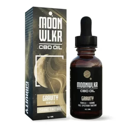 MoonWLKR – CBD Tincture – Gravity Full Spectrum Vanilla – 1500mg-3000mg