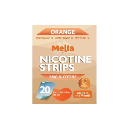 Orange Melta Nicotine Strips - 2MG - Vape Product (70D986)