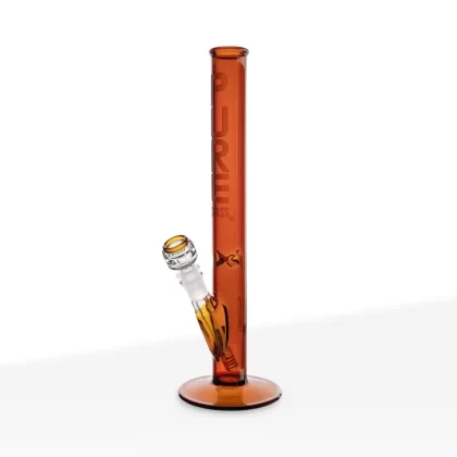 PURE Glass | Classic Straight Water Pipe | 14″ – 14mm – Various Colors