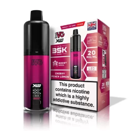 IVG XL 35K Prefilled Pod Kit Cherry Peach Lemon - Strength#20mg