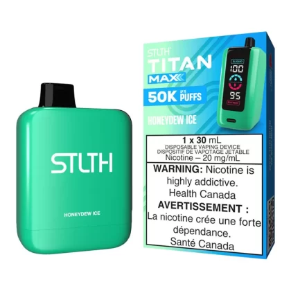 STLTH Titan Max Disposable Vape Device - Honeydew Ice - 20mg/ml