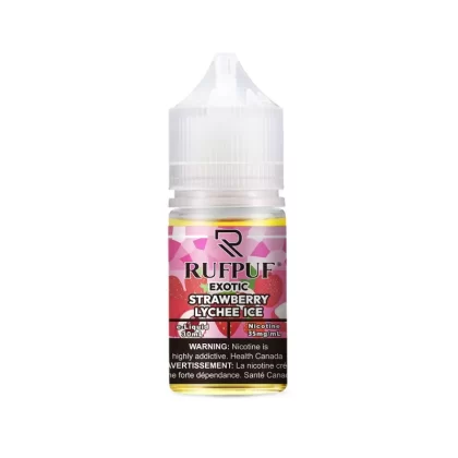 RUFPUF (Exotic Series)—Strawberry Lychee Ice—(20/35/50)mg - Vape Product, Vape Product