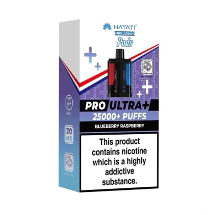 Hayati 25k Pro Ultra Plus Replacement Pods – Blueberry Raspberry