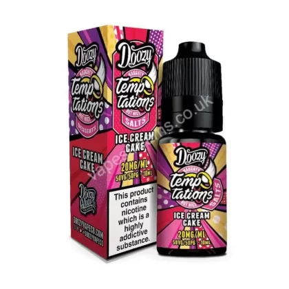 Doozy Temptations Ice Cream Cake Nic Salt E-liquid - Vapestreams Co