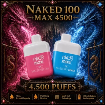 Naked 100 Max 4500 - Mint (WHT Series)