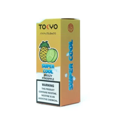 Tokyo Super Cool – Breezy Pineapple 30ml (35/50/60 mg) - Vapebar Pk