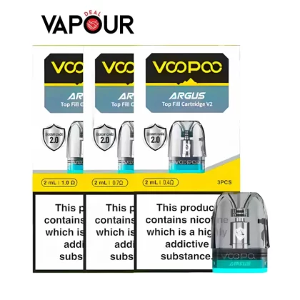 VooPoo Argus V2 Replacement Pods - 0.7ohm - 2ml